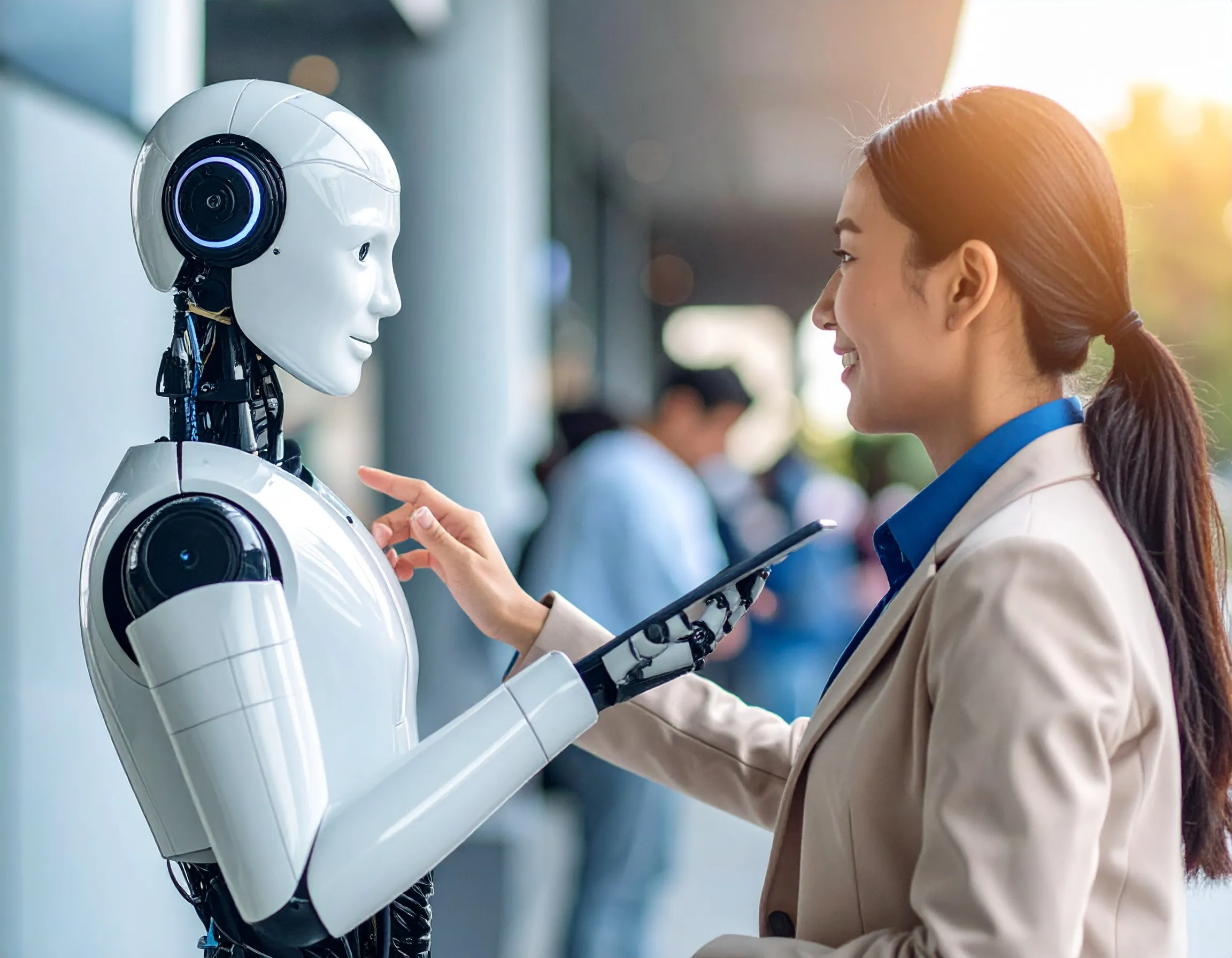 Robots trabajando en traducción jurada